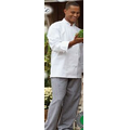White Baggy Chef Pants with 3" Elastic Waist (2XL-3XL)